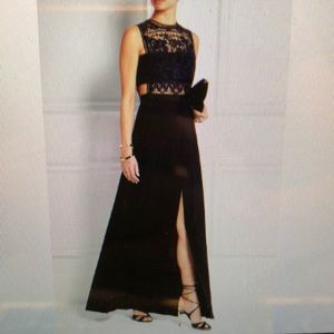 SELF-PORTRAIT Guipure Lace Georgette Gown